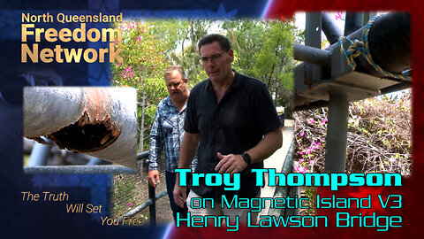 Troy Thompson on Magnetic Island Henry Lawson Bridge