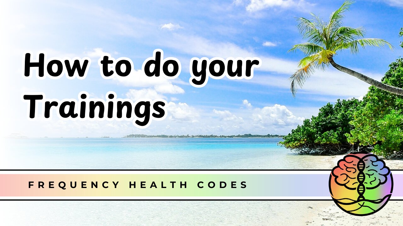 How to do your Trainings