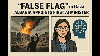 "False Flag" in Gaza, Albania appoints first AI minister.