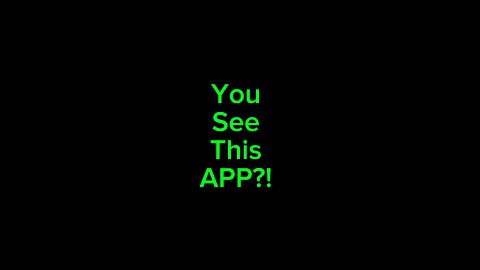 You See This App?