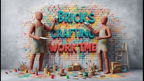 Bricks Crafting Work Time patch and paint
