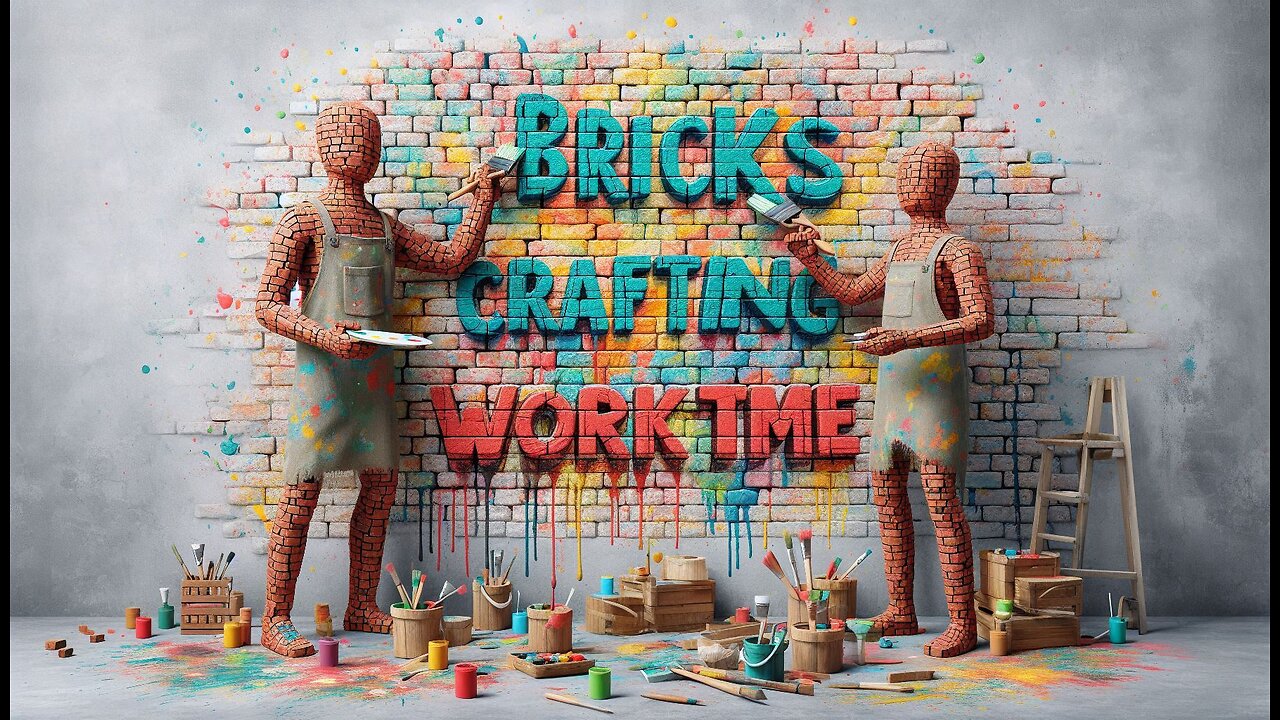 Bricks Crafting Work Time patch and paint