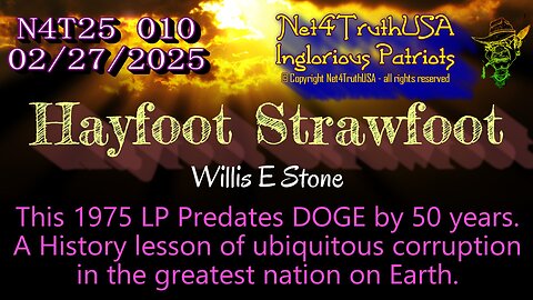 N4T25 010 - Hayfoot Straw foot - Willis E Stone