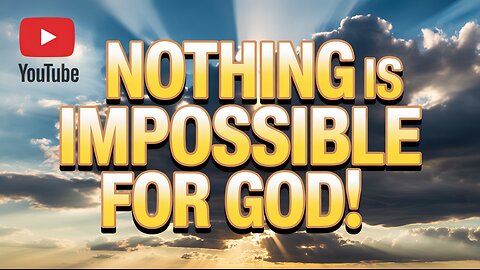 😭 GOD TOLD ME TO TELL YOU… NOTHING IS IMPOSSIBLE FOR HIM! 🙌 #DivineMessage #NothingIsImpossible #God