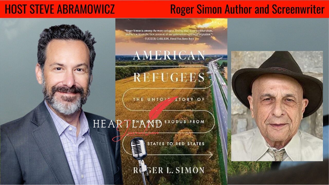 Roger Simon Novelist and Screen writer Author American Refugees | HLJ EP444