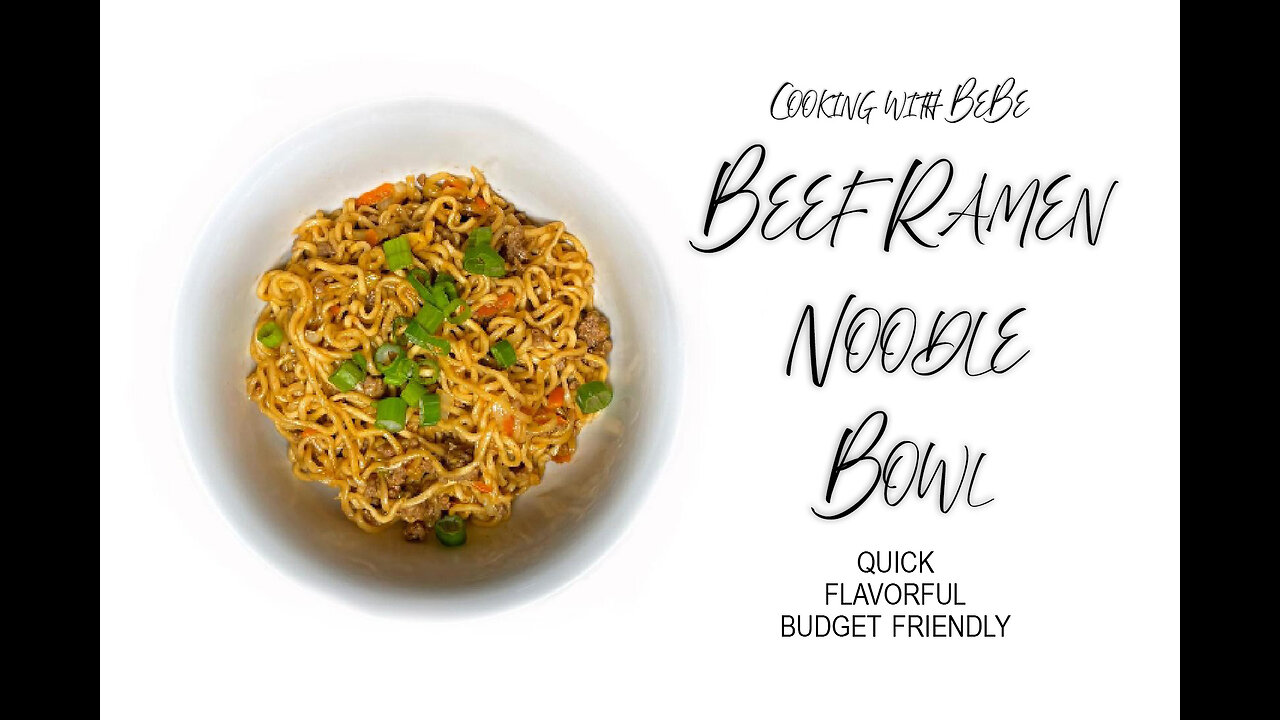 "How to Make the Perfect Beef Ramen Noodle Bowl | Easy Step-by-Step Recipe"