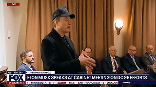 ELON MUSK: 'There are dead people working in government.' Speaks at Trump Cabinet Meeting on DOGE