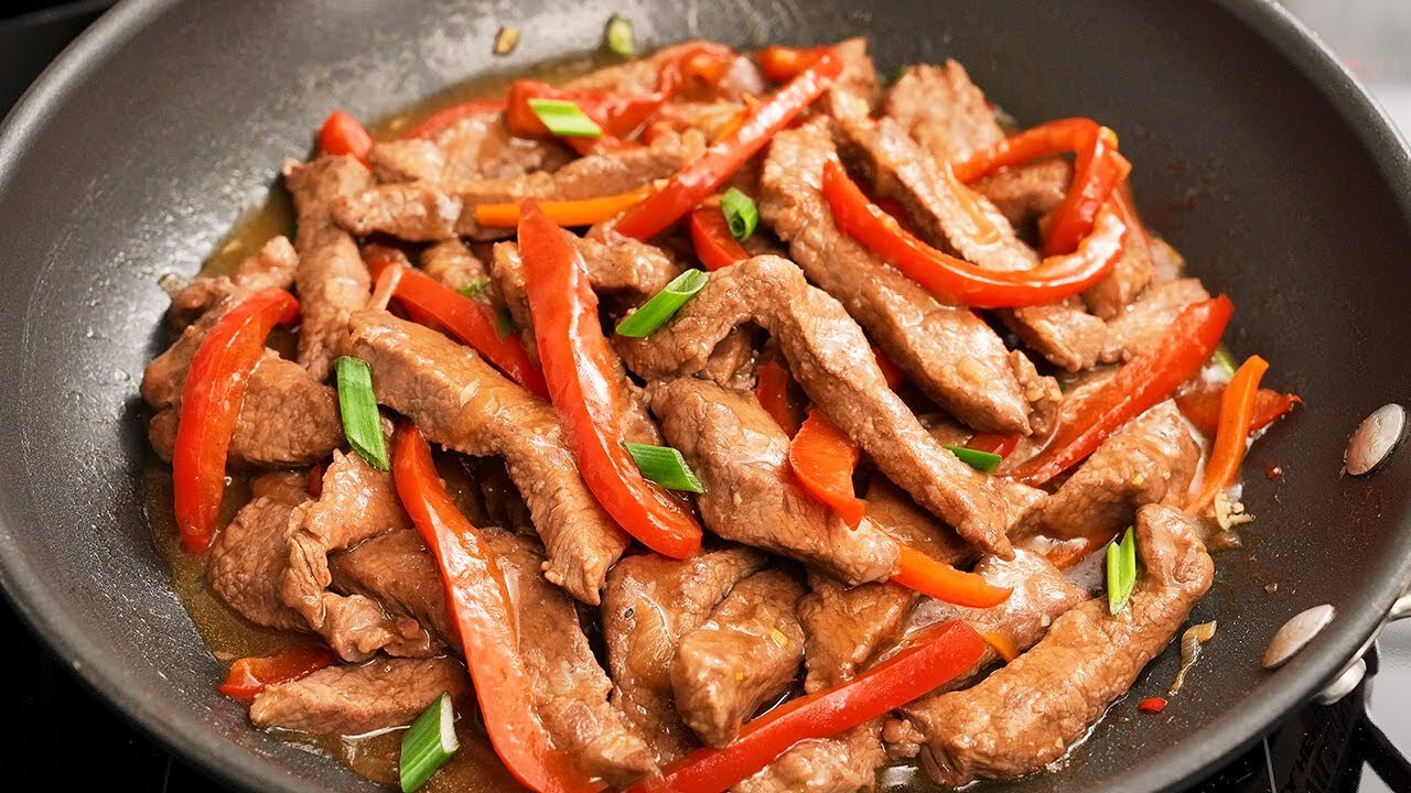 Recipe - tender beef roast, sweet peppers and rich sauce