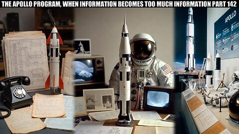 THE APOLLO PROGRAM; "WHEN INFORMATION BECOMES TOO MUCH INFORMATION" PART 142 #NASA #APOLLO #SPACE
