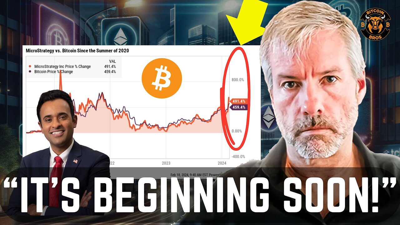 BE PREPARED: For What's Coming For $MSTR & Bitcoin - Vivek & Michael Saylor News