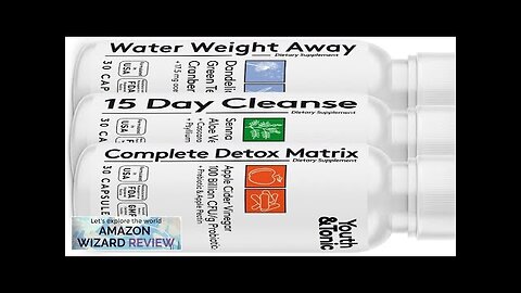 3pk Detox Cleanse Kick Off Weight Management Colon Cleanser + Water Review