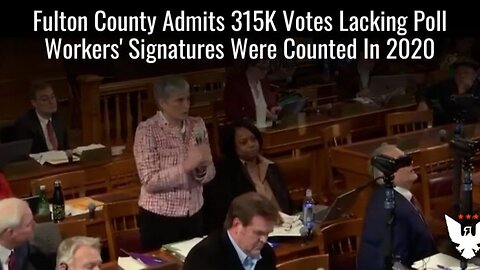 'We Don't Dispute' It: GA 315K Vote Bombshell Blows A Big Hole In 2020's "Most Secure Election" Lie