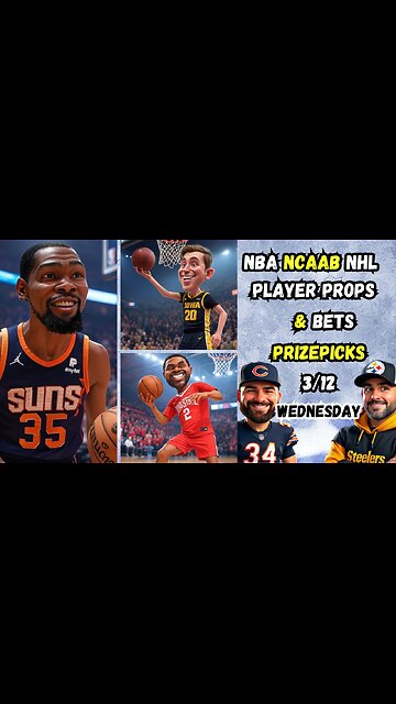 NBA Player Props Today | FREE NBA Best Bets | NCAAB Picks | 3/12/25