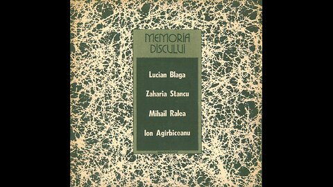 "Lauda pacii" traducere din vechea poezie greaca de Lucian Blaga in recitare proprie