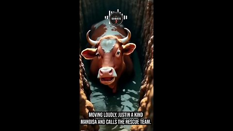 thirsty cow