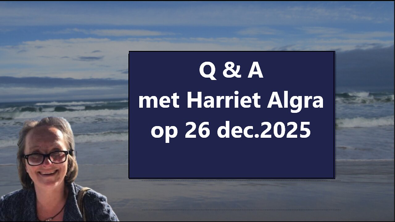 Q & A met Harriet Algra op 26 dec. 2025