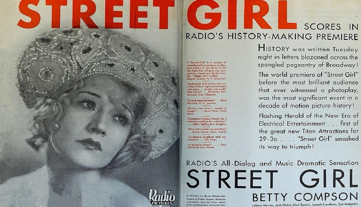 Street Girl (1929 Full Movie) | Musical/Comedy/Romance/LIFE | Betty Compson, John Harron, Jack Oakie.