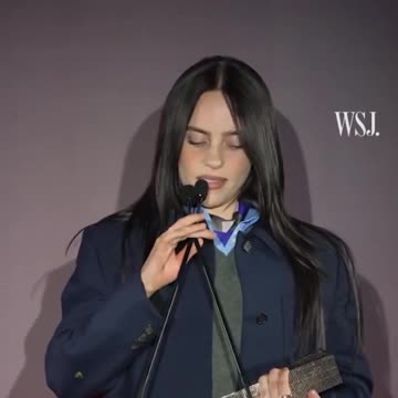Billie Eilish calls out billionaires while accepting the Music Innovator Award.