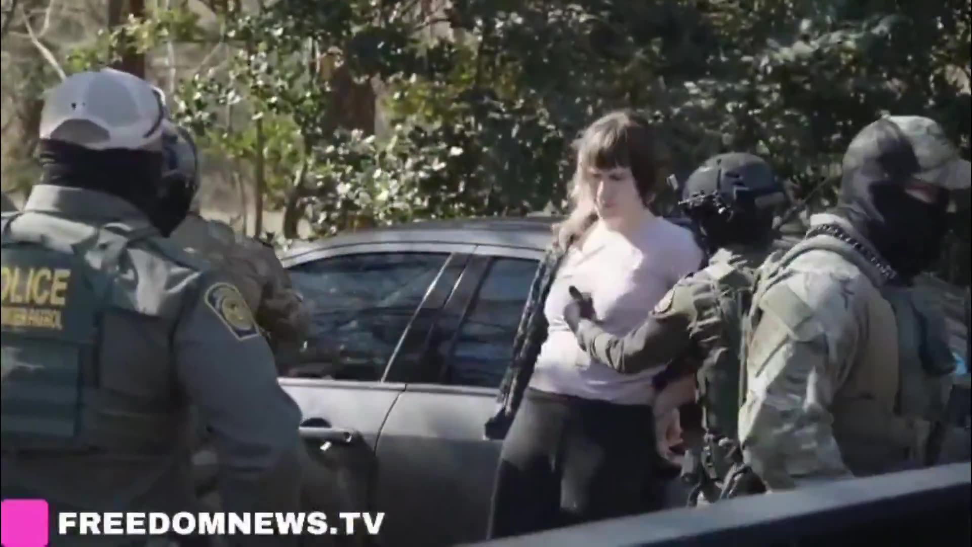 A violent TRANSGENDER has been arrested for ASSAULTING federal agents at a gas station