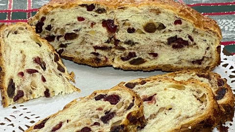 Yeasted Tuscan Date Nut Coffee Cake is my kind of Breakfast!