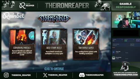 2026! 6K LB! Daily Giveaways! REAP The MF Day! @Rainbet Grab a drink and join.