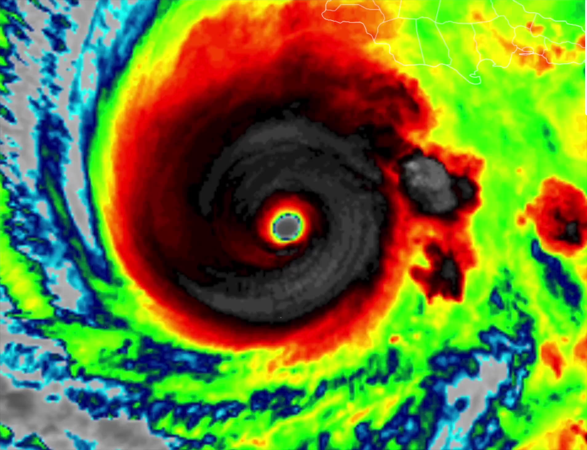Were currently seeing some of the most impressive satellite images of a hurricane in Atlantic
