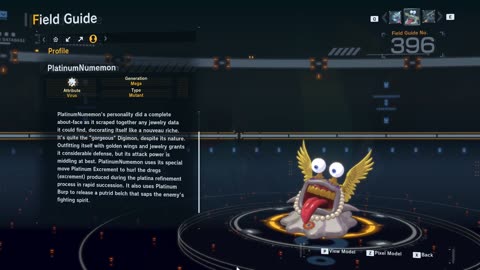 platinum numemon all digivolution/de-digivolution/profile Digimon Story Time Stranger