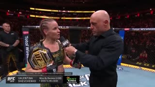 Valentina Shevchenko Octagon Interview _ UFC 322