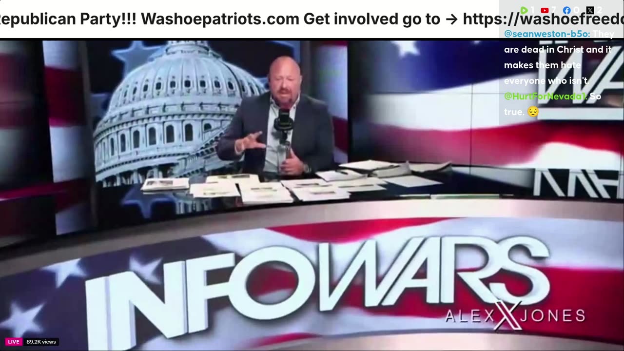 Alex Jones, Info Wars, 11/23/2025