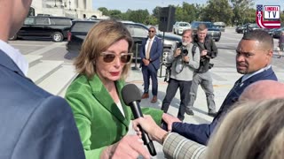 NEW: Rep. Nancy Pelosi snaps at reporter and puts her finger in her face after being asked about J6.