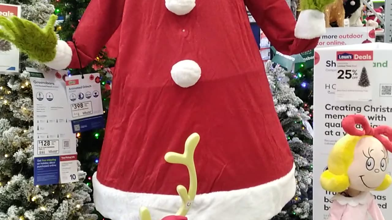 Grinch @ Lowes / Matt Ahn Talk Show