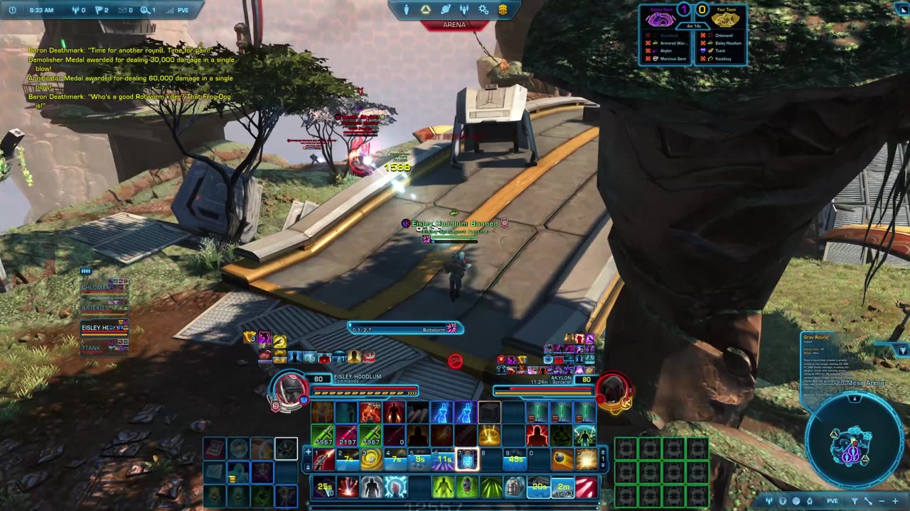 SWTOR PVP Makeb Mesa Chasing Snipers FTW!