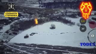 Drones Lighting Up Russian Positions in the Treeline