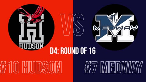 MIAA Boys Hockey Round of 16 Highlights: #10 Hudson VS #7 Medway March 1st 2025