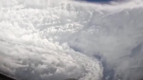 US Air Force Reserve Hurricane Hunters flew directly through Category 5 Hurricane