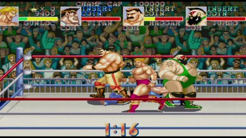 Gunloc + Titan vs Haggar + Jumbo Tag Team Battle