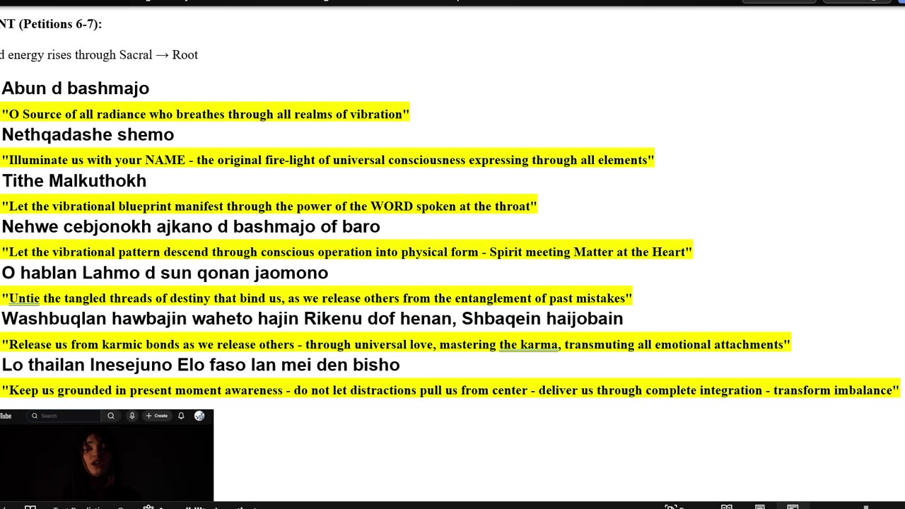 THE ARAMAIC “LORD'S PRAYER” CODE