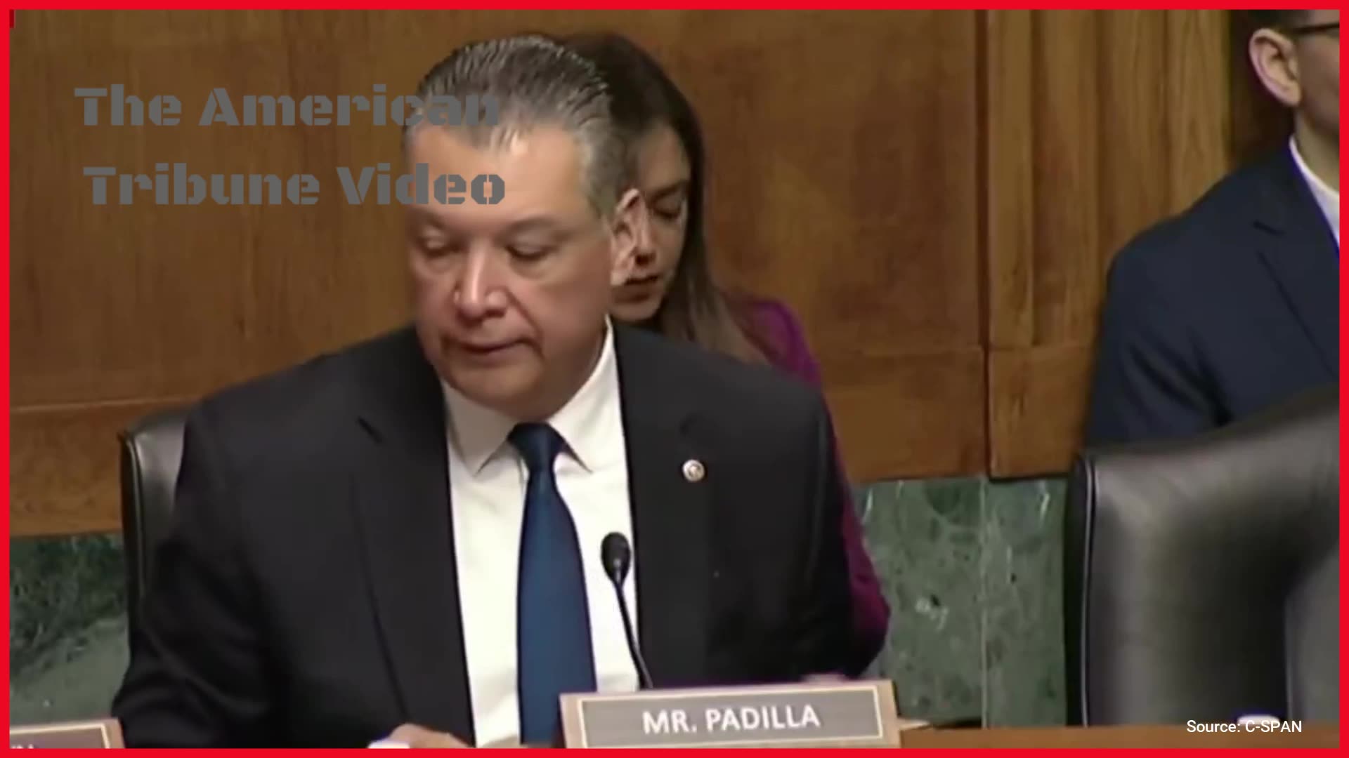 Democrat Senator Goes Berserk, Slams Notes and Storms Out of Hearing after Yelling