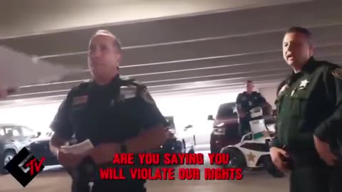 Citizen points out to to pigs that they are f@ggots who suck Jew c0cks