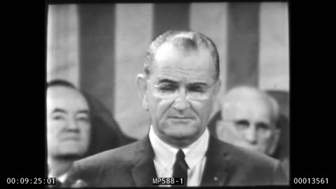 President Lyndon B. Johnson's 1967 State of the Union Address, 1 10 67. MP588