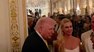Trump is attending a wedding