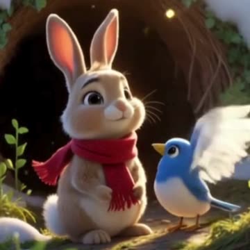 The Rabbit and the Frozen Bird | Heartwarming Moral Story for Kids | Animated Short Story