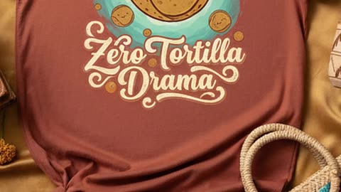 When life gets spicy, I bring zero tortilla drama #funnytshirt #tacovibes