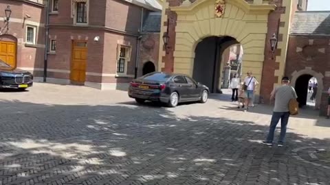 Uitloop bij het ministerie van Algemene Zaken dinsdag 20 juni 2023 om 12u