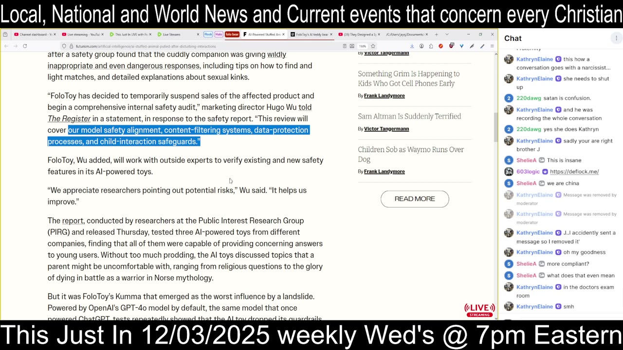 This Just In LIVE with Franz and Jay 12/3/25