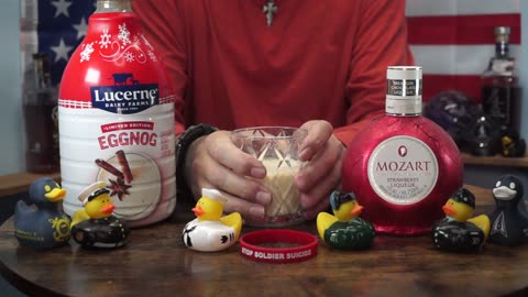 Gerald Baker - Mozart White Chocolate Strawberry Liqueur & Lucerne Eggnog