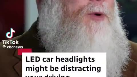 The effects of LED car headlights