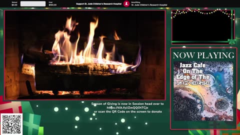 Yule Log (Holiday & Easy Listening Music) - St. Jude Fundraiser
