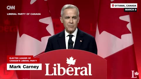 Mark Carney addresses Trump in first remarks as leader of Canada’s Liberal Party