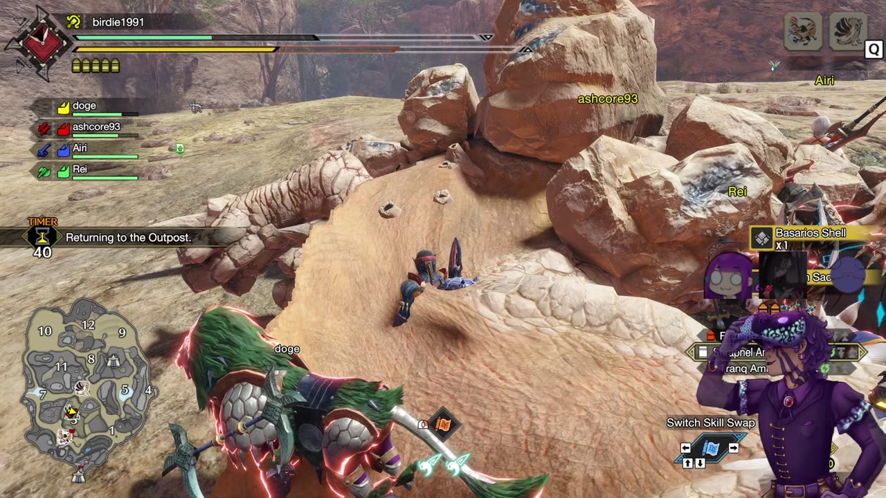 Monster Hunter Rise | Playing with Ashcore and CorruptOmega